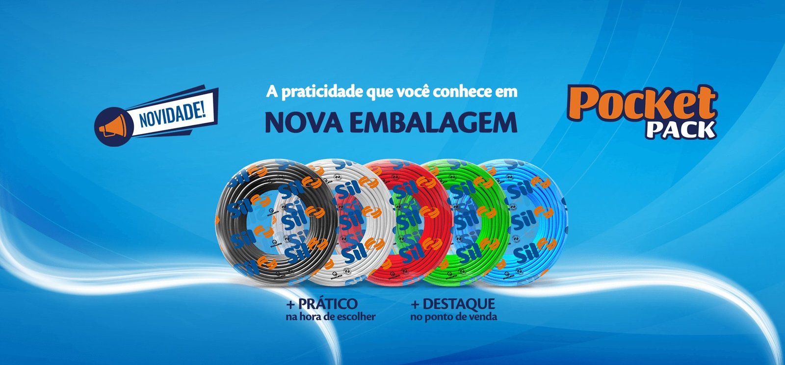 Nova embalagem Pocket Pack